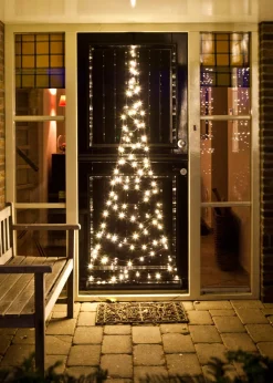 Fairybell Weihnachtsbeleuchtung Tür H 210 cm mit 120 LEDs warmweiß