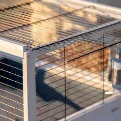 Ferplast Kaninchenstall Arena 100 x 62,5 x 51 cm naturell / schwarz