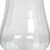 Floran Vase mit Fuß Vico transparent D 16 H 30 cm