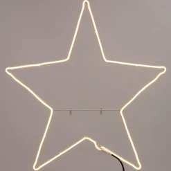 Gartenstecker Stern D 80 cm mit 270 LEDs beleuchtet warmweiß