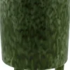 Gina Da Blumentopf mit Füßen Crus grün D 16 H 19 cm