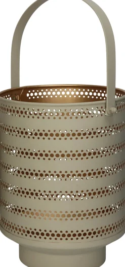 HD Collection Teelichthalter Sunset beige 21 x 19 x 25 cm