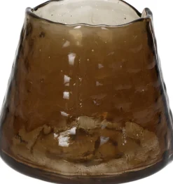 HD Collection Teelichthalter braun D 11 H 9,5 cm