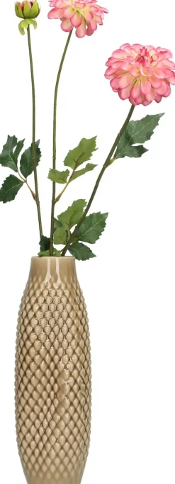 HD Collection Vase Pollie braun D 9,5 H 28 cm