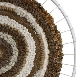 HD Collection Wandhänger braun / weiß D 78 H 2 cm