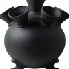 Heinen Delfts blau x Intratuin Tulpenvase schwarz D 25 H 30 cm