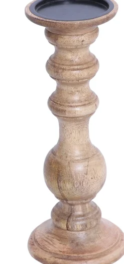 House of Nature Kerzenständer Delger Holz D 12 H 30 cm