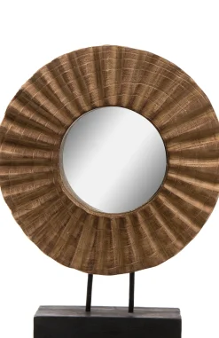 House of Nature Spiegel mit Ständer Svolves natur 41 x 31 x 10 cm