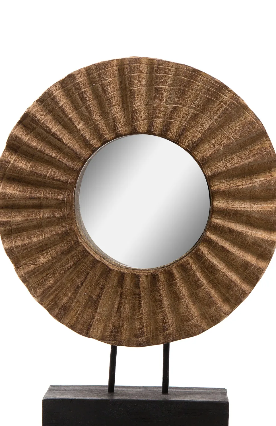 House of Nature Spiegel mit Ständer Svolves natur 41 x 31 x 10 cm