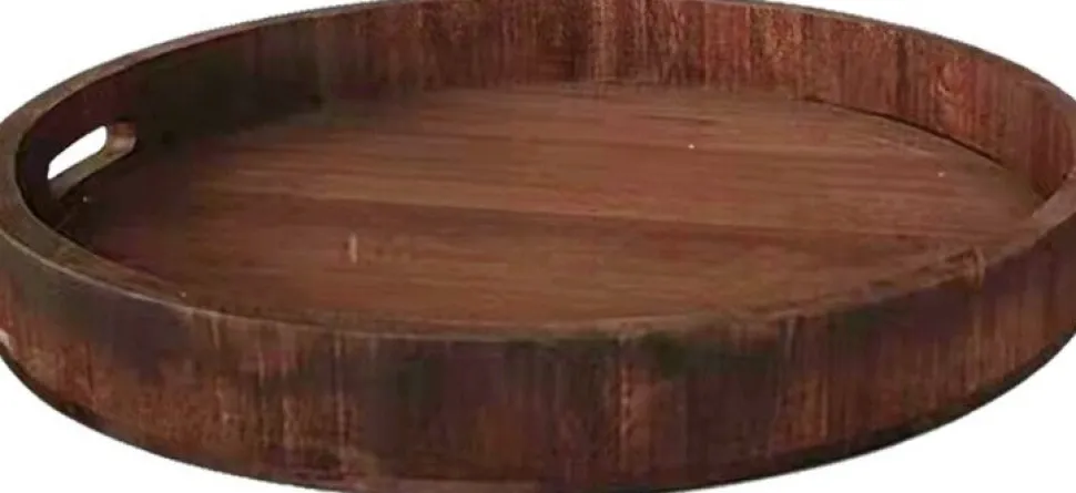 House of Nature Tablett Grandforks naturell D 48 H 6 cm