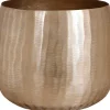 House of Seasons Blumentopf Rista goud D 14,5 H 12 cm