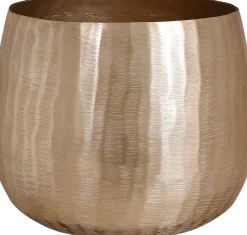 House of Seasons Blumentopf Rista goud D 14,5 H 12 cm