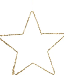 House of Seasons kerstfiguur Stern gold D 40 H 0,50 cm