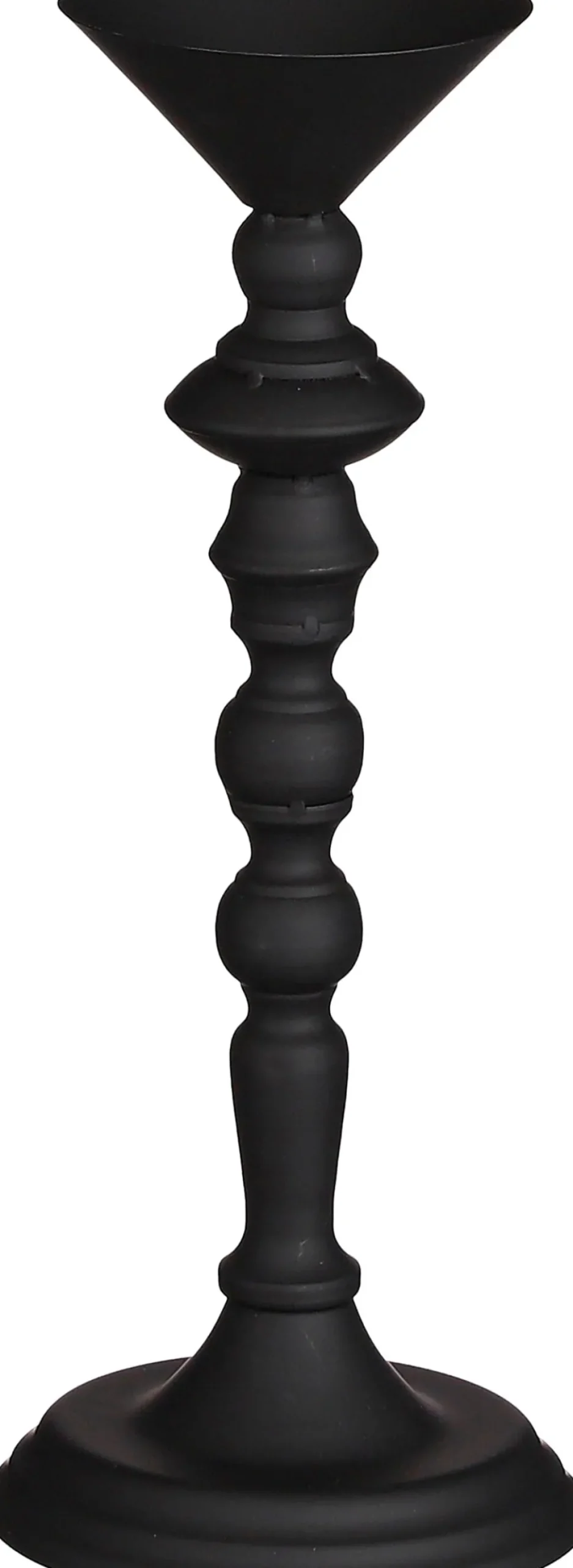 House of Seasons Kerzenständer schwarz D 13,5 H 37,5 cm