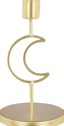 House of Seasons Kerzenständer Halbmond gold 17 x 9 x 9 cm