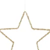 House of Seasons Weihnachtsanhänger Stern gold D 25 cm