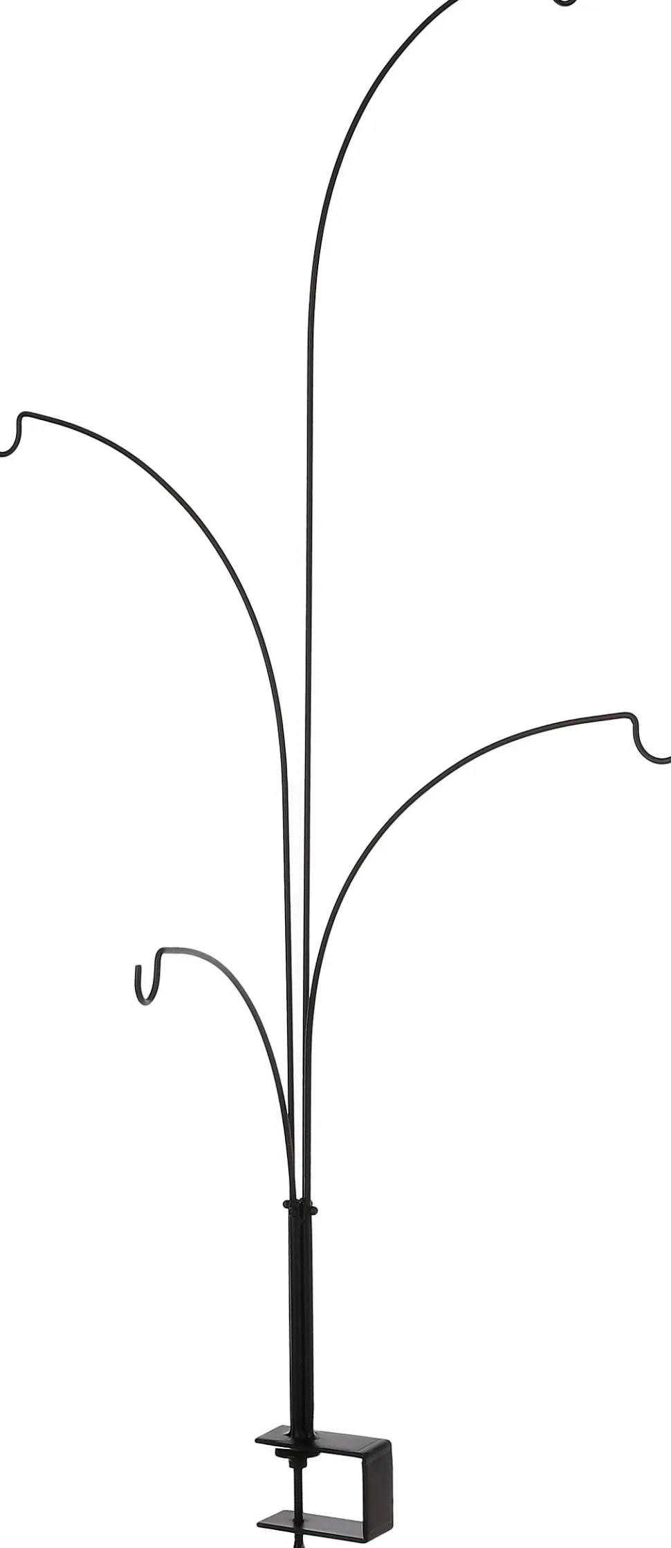 House of Seasons Weihnachtsdeko Tischklemme schwarz 4 Haken 46 x 5 x 84 cm