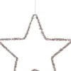 House of Seasons Weihnachtsbaumschmuck Stern creme D 25 cm