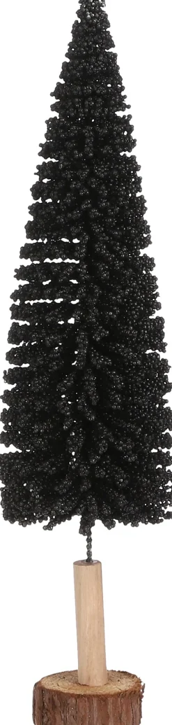 House of Seasons Weihnachtsdeko Baum schwarz D 12 H 50 cm