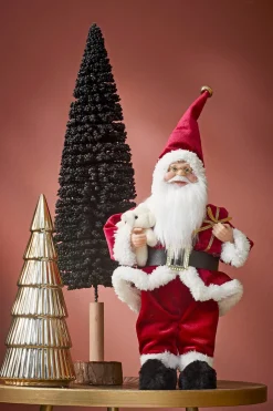 House of Seasons Weihnachtsdeko Baum schwarz D 12 H 50 cm