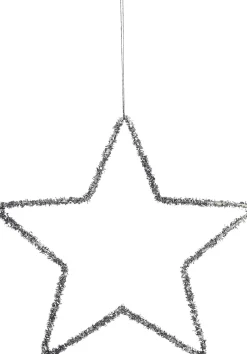 House of Seasons Weihnachtsdeko Stern anthrazit D 25 cm