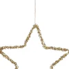 House of Seasons Weihnachtsanhänger Stern gold D 15 cm