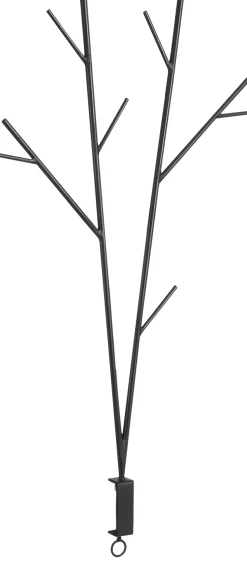 House of Seasons Weihnachtsdeko Tischklemme Baum schwarz 52 x 3,5 x 97 cm
