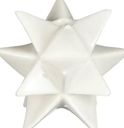 House of Seasons Kerzenständer weiß 8,5 x 8,5 x 7,5 cm