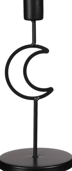 House of Seasons Kerzenständer schwarz D 9 H 21 cm