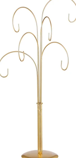 House of Seasons Weihnachtskugel-Ständer Nori gold 30 x 30 x 60 cm