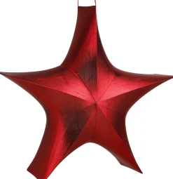 House of Seasons Weihnachtsdeko Stern rot 110 x 35,5 x 95 cm