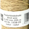 H&R the-wire-man Papierbindedraht Kristina beige 205 m