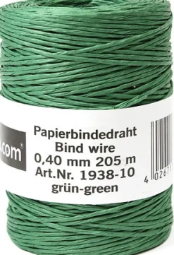 H&R the-wire-man Papierbindedraht Kristina grün 205 m