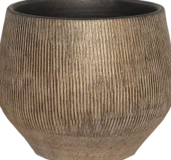 HS Blumentopf Hamar gold D 36 H 32 cm