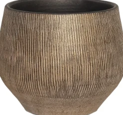 HS Blumentopf Hamar gold D 31 H 28 cm