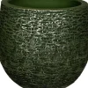 HS Blumentopf Lissabon D 28 H 27 cm grün