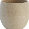 HS Blumentopf Lugo beige D 16 H 14 cm