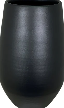 HS Blumentopf Petra schwarz D 33 H 70 cm