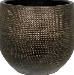 HS Blumentopf Tokio D 20 H 18 cm gold