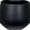 HS Blumentopf Petra schwarz D 33 H 31 cm