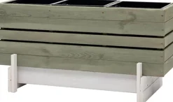 Intratuin Anzuchtkasten Dubba hoch grau/weiß 91 x 40 x 47 cm