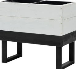 Intratuin Anzuchtkasten Dubba hoch grau/weiß 61 x 33 x 54 cm