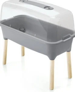 Intratuin Anzuchtkasten hoch grau 77 x 38 x 79,5 cm