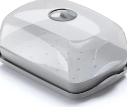 Intratuin Anzuchtkasten mit Deckel grau 39,1 x 25,7 x 18,5 cm