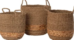 Intratuin Aufbewahrungskorb Horten natur D 30 H 34 cm