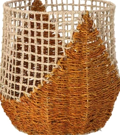 Intratuin Aufbewahrungskorb Mel natur / braun D 35 H 35 cm