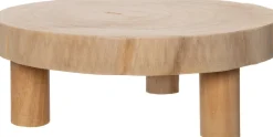 Intratuin Beistelltisch / Pflanzenhocker Holz D 28 cm H 10 cm