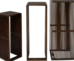 Intratuin Beistelltisch Eza braun 35 x 35 x 90 cm