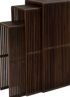 Intratuin Beistelltisch Eza braun 35 x 35 x 90 cm