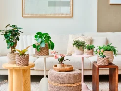 Intratuin Beistelltisch Eza natur 30 x 30 x 85 cm